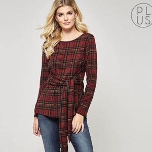 🛍Boutique Liquidation- Plus Size Tie Top